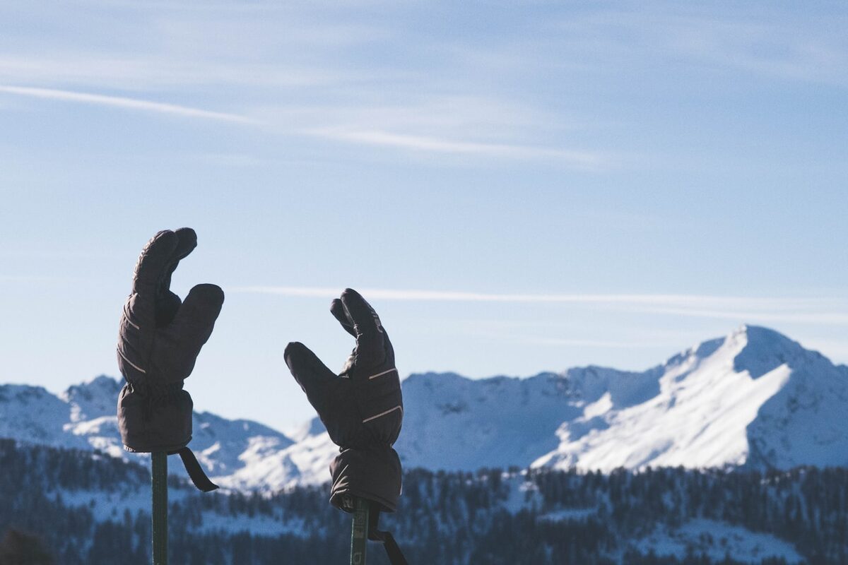 Luva impermeável de neve, à prova d'água por fora, incluída no kit da We Love Rental.
